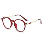 TR90 ultra-light optical prescription eyewear for men and women, vintage style, myopia glasses.
