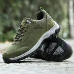 "New Men's Outdoor Suede Leather Hiking Shoes – Travel, Hunting & Trail Jogging Shoes, Size 49"