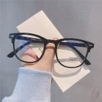 Large Frame Myopia Glasses – Fashionable Anti-Blue Light Eyewear for Men and Women, Diopter -1.0 to -6.0.
