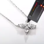 Moissanite Diamond 1CT/2CT Earrings & Pendant Necklace, 925 Silver, Bridal & Party Fine Jewelry.