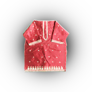 Hand Embroidered Unstitched Suit For Kids