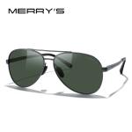 MERRYS DESIGN Polarized Pilot Sunglasses – Classic style for men and women, UV400 protection, gradient lenses, perfect for driving.