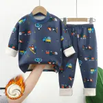 Kids Thermal Fleece Long Johns for Boys, Girls, and Toddlers.