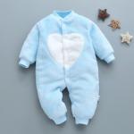 Baby Rompers Long Sleeve Jumpsuit, Warm Autumn Winter Newborn Onesie, Girls Coveralls.