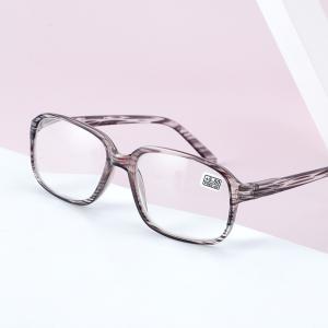 High Diopter Presbyopic Glasses – Fashion Stripe Design for Men and Women, Diopter +450 to +600.