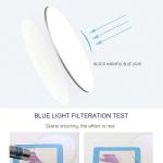 2PCS Unisex Square Anti-Blue Light Glasses – Trendy Plastic Frame, Clear Lenses for Back to School