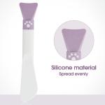 Cute Claw Silicone Facial Mask Brush – Double-end scraper for applying mud masks. Special beauty tool.