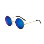 Retro Small Round Hippie Sunglasses – Metal Frame, Candy Color Lenses, Fashion Eyewear for Men & Women