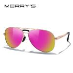 MERRYS DESIGN Polarized Pilot Sunglasses – Classic style for men and women, UV400 protection, gradient lenses, perfect for driving.