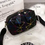 "2024 New Small Zipper Crossbody Bag: PU leather, shoulder messenger bag, stylish phone purse for women."