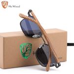 Hu Wood Metal Sunglasses – Stylish Black Polarized Sunglasses for Men and Women, High-Quality Fashion, Ideal for Driving (Model GR9002).