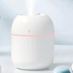 250ML USB Mini Air Humidifier & Aroma Diffuser – Ultrasonic, Mute Mist Maker with LED Color Lamp. Perfect for home or car