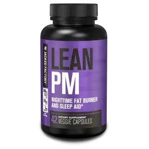 Jacked Factory Lean PM Night Time Fat Burner Capsules