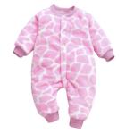 Baby Rompers Long Sleeve Jumpsuit, Warm Autumn Winter Newborn Onesie, Girls Coveralls.
