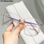 2023 Fashion Myopic Glasses – Trendy Transparent Big Frame Eyewear for Men and Women. Stylish Myopia Goggles!