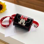 New Disney Mickey Mouse Shoulder Bag, Cute Kids Messenger Bag, Fashion Coin Purse for Girls.