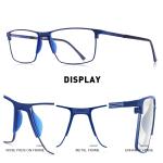 MERRYS DESIGN Men's Reading Glasses – Titanium Alloy Frame, Anti-Blue Light, CR-39 Aspheric Lenses (Model S2170FLH).