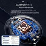 Original Wireless Bluetooth Earphone Transparent HIFI Headphones LED Digital Display Stereo Sound Earphones for Xiaomi