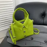 PU Designer Compact Top-Handle Bag – High-Quality Shoulder Bag for Women, 2024, Square Style