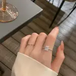 Luxury Classic Moissanite Wedding Engagement Rings