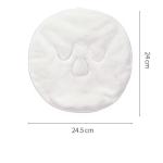 Cotton Hot Compress Towel - Soft, wet, steam-heating face towel for pore opening, deep cleansing, and facial care.