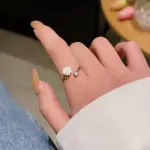 "New Trend Luxury Gold-Plated Stainless Steel Rose Ring for Women – Fashion Aesthetic Jewelry"