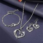 "Exquisite Double Heart Necklace