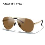 MERRYS DESIGN Polarized Pilot Sunglasses – Classic style for men and women, UV400 protection, gradient lenses, perfect for driving.