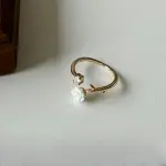 "New Trend Luxury Gold-Plated Stainless Steel Rose Ring for Women – Fashion Aesthetic Jewelry"