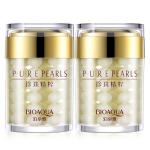 2PCS BIOAQUA Pure Pearl Face Cream – Moisturizing, Firming & Hydrating for Radiant Skin!"