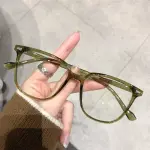 "Retro Large Square Anti-Blue Light Glasses – Fashionable Eye Protection for Men & Women"