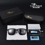 "Cook Shark Polarized Sunglasses: UV protection, color-changing lenses, and bold style for all."