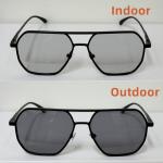 Luxury Photochromic Polarized Sunglasses – Stylish UV400 Anti-Glare Driving Shades for Men and Women, Chameleon Lens Design!