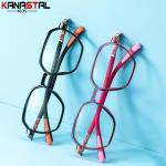 Kids Fashion Glasses, Blue Light Blocking, TR90 Metal Polygon Eyeglasses, Custom Myopia Frames.