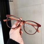 Fashion Myopia Glasses – Retro transparent wooden frame, stylish and unisex.