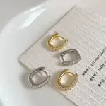 "XINYI Square Circle Hoop Earrings