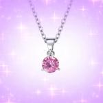 Titanium Steel Crown Love Necklace – Sparkling Rhinestone Design, Simple and Elegant Wedding Pendant for Ladies.