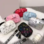 "2024 New Small Zipper Crossbody Bag: PU leather, shoulder messenger bag, stylish phone purse for women."