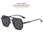 Luxury Photochromic Polarized Sunglasses – Stylish UV400 Anti-Glare Driving Shades for Men and Women, Chameleon Lens Design!