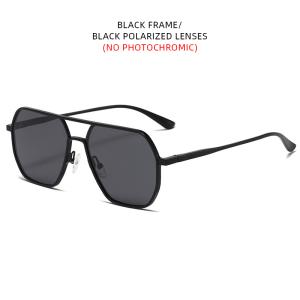 Luxury Photochromic Polarized Sunglasses – Stylish UV400 Anti-Glare Driving Shades for Men and Women, Chameleon Lens Design!