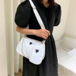 Simple Small Crossbody Bag for Women – Solid Color Shoulder & Armpit Casual Bag