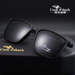"Cook Shark Polarized Sunglasses: UV protection, color-changing lenses, trendy style for men & women."