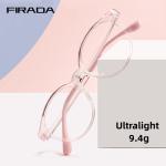 FIRADA Fashion Kids Eyeglasses, Vintage Transparent Prescription Glasses Frame for Girls & Boys.