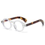 Fashionable rivet decoration, UV400 protection, leopard print, for women and men