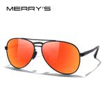 MERRYS DESIGN Polarized Pilot Sunglasses – Classic style for men and women, UV400 protection, gradient lenses, perfect for driving.
