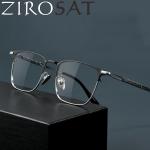 ZIROSAT 9009T Titanium Optical Glasses – Stylish Full-Rim Prescription Eyewear for Men. Durable, Lightweight, and Perfect for Daily Wear!