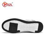 "YRZL Men's Waterproof Walking Sneakers – Non-Slip Leather Sports Shoes for Spring & Autumn!"