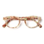Turzing Round Reading Glasses for Women, Spring Hinge, Pattern Print Eyeglasses.