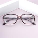 High Diopter Presbyopic Glasses – Fashion Stripe Design for Men and Women, Diopter +450 to +600.