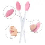 1PC Silicone Face Brush: Exfoliating, blackhead-removal tool for deep cleansing and smooth skin.
